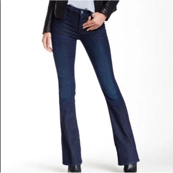 Vince Women's High Rise Jeans - Dark Blue - Picture 1 of 8
